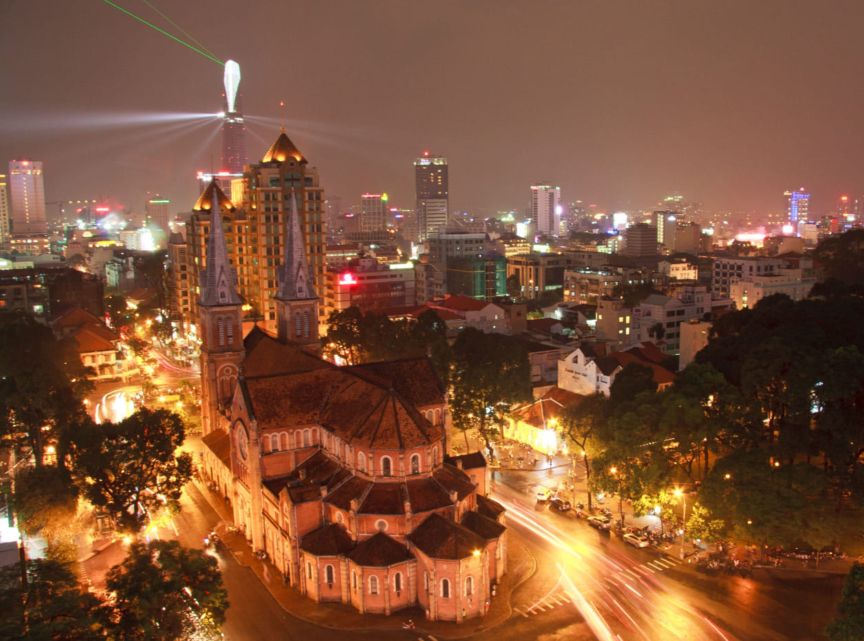 Những địa điểm đẹp ở Sài Gòn vào buổi tối
